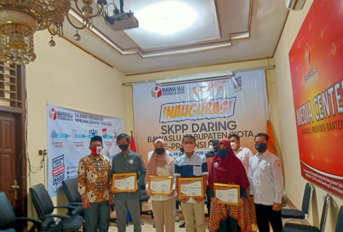 Bawaslu Banten Gelar Inaugurasi SKPP Daring 2020