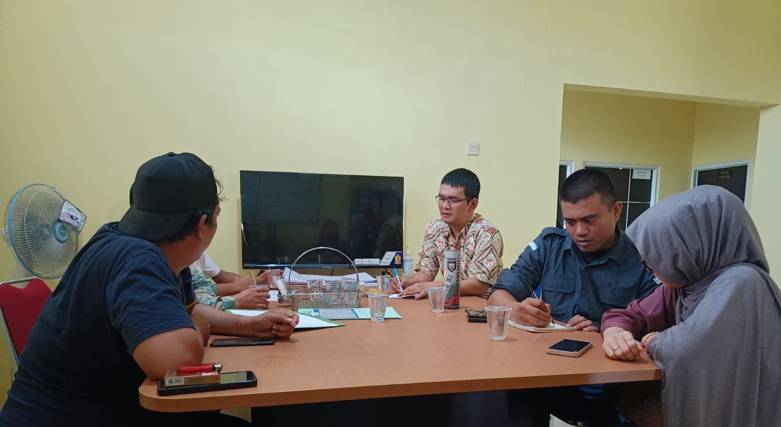 Monitoring di Kelurahan drangong