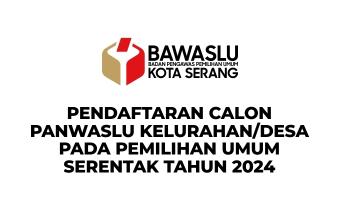 Berikut Jadwal, Syarat dan Ketentuan Pendaftaran Panwaslu Kelurahan/Desa untuk Pemilu Tahun 2024