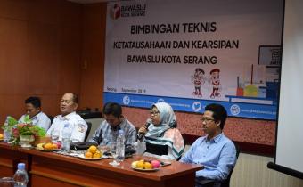 Kordiv SDMO Bawaslu Kota Serang Berharap Seluruh Pegawai Memiliki Skill Menulis