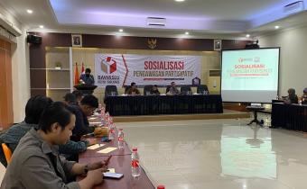 Bawaslu Kota Serang Gelar Sosialisasi Pengawasan Partisipatif bersama Awak Media