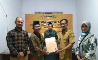Ketua dan Anggota Bawaslu Kota Serang Supervisi Pelaksanaan Tes Wawancara PKD