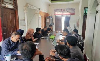 Briefing Bawaslu Kota Serang : Inventarisir Segala Bentuk File atau Data Hasil Pemilu 2019