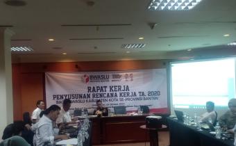 Bawaslu Banten Rapatkan Penyusunan Rencana Kerja Tahun Anggaran 2020