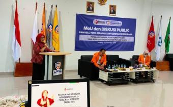 Bawaslu Kota Serang dan Universitas Primagraha (UPG) gelar MoU dan Diskusi Publik