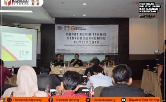 Sentra Gakkumdu Kota Serang Gelar Rakernis Terkait Potensi Pidana Pemilu Saat Tungsura