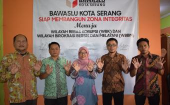 Bawaslu Kota Serang Komitmen Bangun Zona Integritas Menuju Wilayah Bebas Korupsi (WBK)