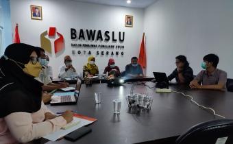 Bawaslu Banten dan Bawaslu Kota Serang Bahas Data Pemilih Berkelanjutan (DPB)
