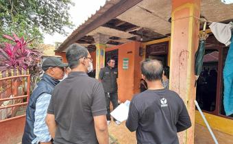 Bawaslu saat mengawasi Coktas di Kecamatan Taktakan